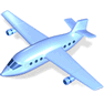 Airplane with Shadow icon