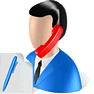 Businessman with Shadow icon