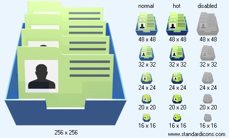 Card File Icon Images