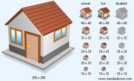 Home with Shadow Icon Images