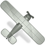 Small Aircraft with Shadow icon