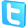 Blue Twitter icon