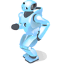 Dancing Robot with Shadow icon