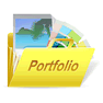 Portfolio with Shadow icon