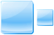 Light blue button ico