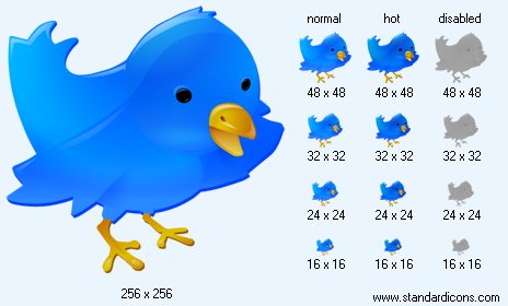 Twitter Bird Icon Images