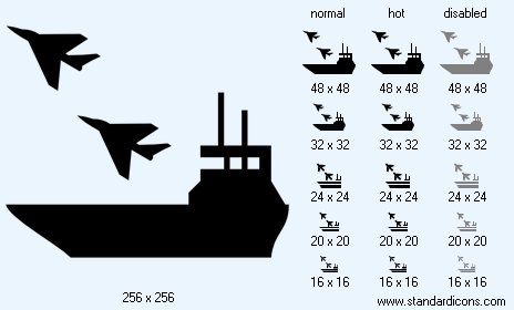 Aircraft Carrier Icon Images