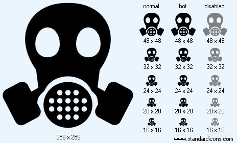 Gas Mask Icon Images