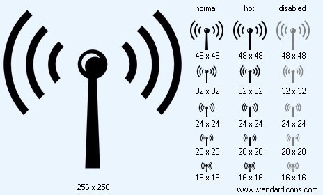 Radio Transmitter Icon Images