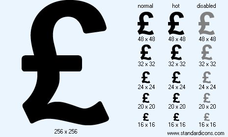 Pound Icon Images