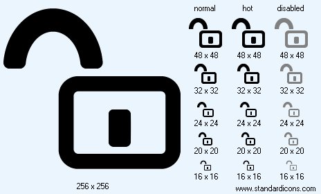 Unlock Icon Images