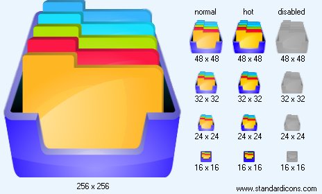 Card File Icon Images