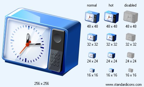 Desktop Clock Icon Images