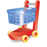 Hand Cart with Shadow icon