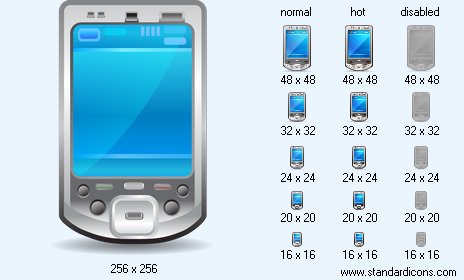 PDA with Shadow Icon Images