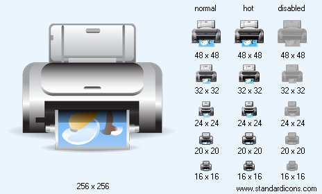 Print with Shadow Icon Images