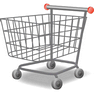 Shopping Cart with Shadow icon