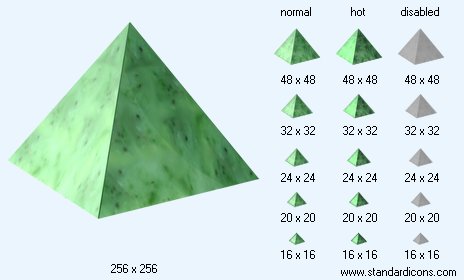 Nephrite Pyramid Icon Images