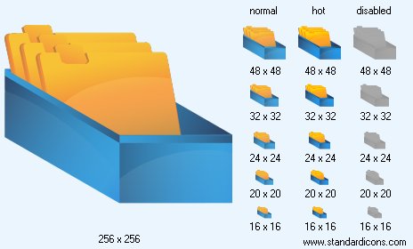 Card File Icon Images