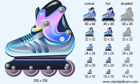 Roller Skates Icon Images