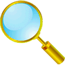 Yellow Magnifier icon