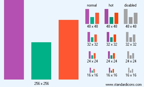 2D Graph Icon Images