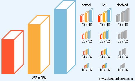 3D Bar Chart Icon Images