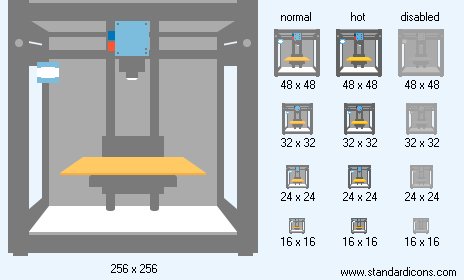 3D Printer Icon Images