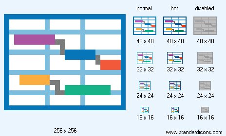 Gantt Chart Icon Images