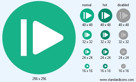 Play-Pause Button Icon Images