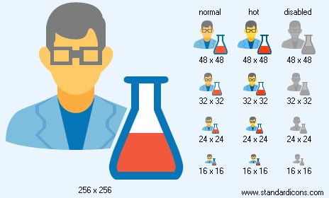 Scientist Icon Images