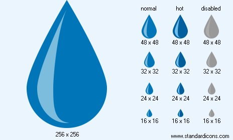 Water Drop Icon Images