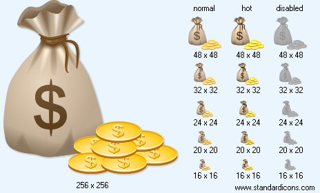 Money Bag Icon Images