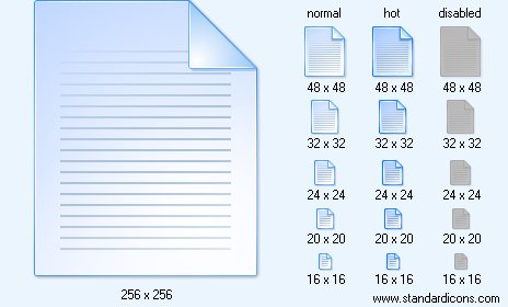Text File Icon Images