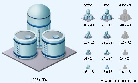 Chemical Plant Icon Images