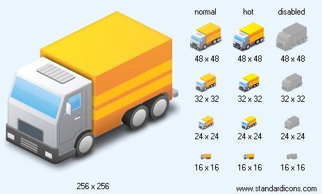 Yellow Van Icon Images