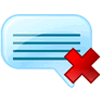 Delete SMS icon