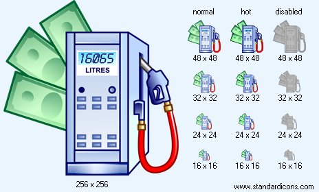 Fuel Expenses Icon Images