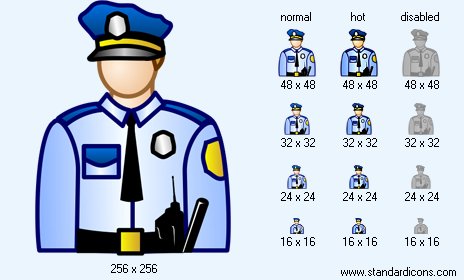 Police Officer Icon Images