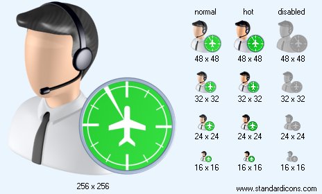 Air Traffic Controller Icon Images