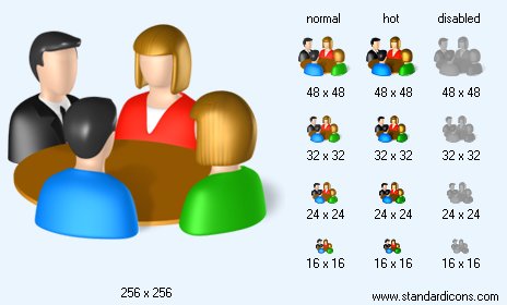 Conference with Shadow Icon Images