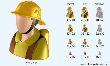 Fireman Icon Images