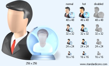 Psychoanalyst with Shadow Icon Images