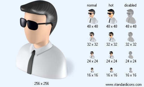 Security with Shadow Icon Images