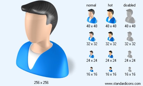 User with Shadow Icon Images
