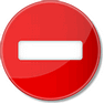 No Entry icon