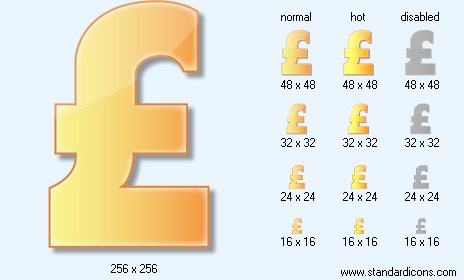 Pound Icon Images