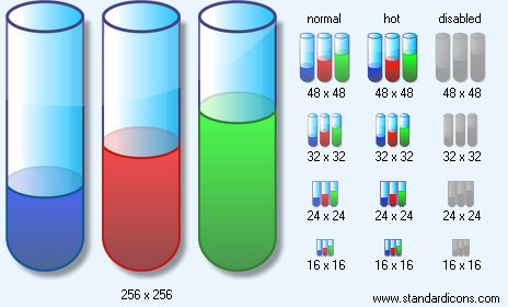 Test Tubes Icon Images