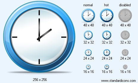 Simple Clock Icon Images