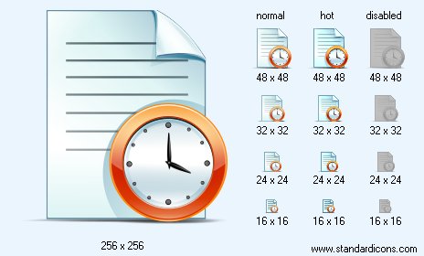 Time Report Icon Images